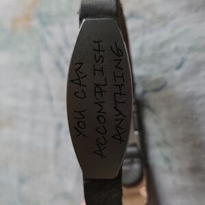 Inspirational Black Bracelet for Kids